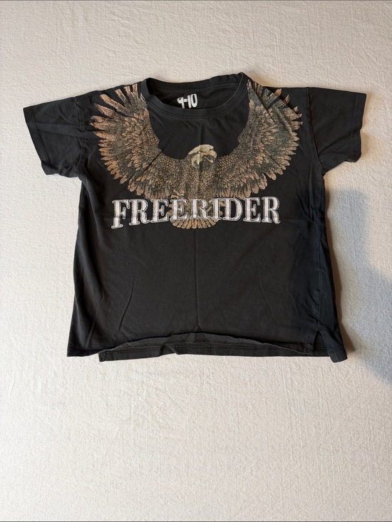 Cotton On Other - Cotton On Kids Black Tee with Eagle Graphic & Metallic writing size 9-10